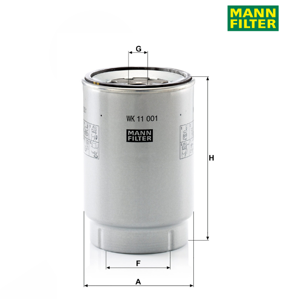Filtro de combustível MANN WK11001x