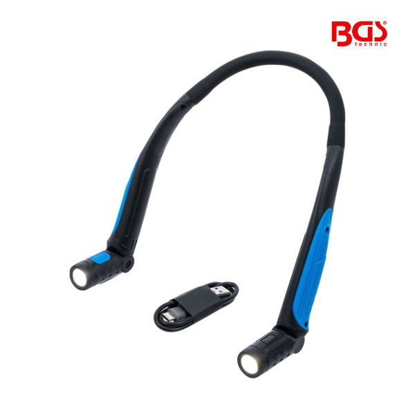 Lanterna de pescoço para oficina LED COB