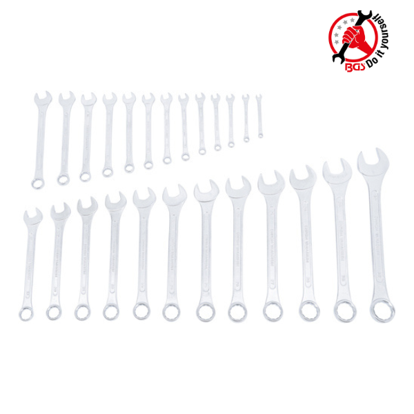 Chaves combinadas | 6 - 32 mm | 25 peças
