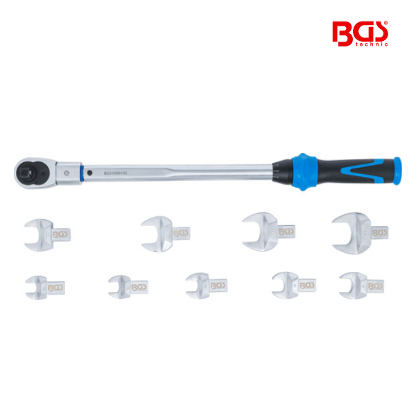 Jogo chave dinamométrica 14 x 18 mm | 40 - 210 Nm | 11 peças