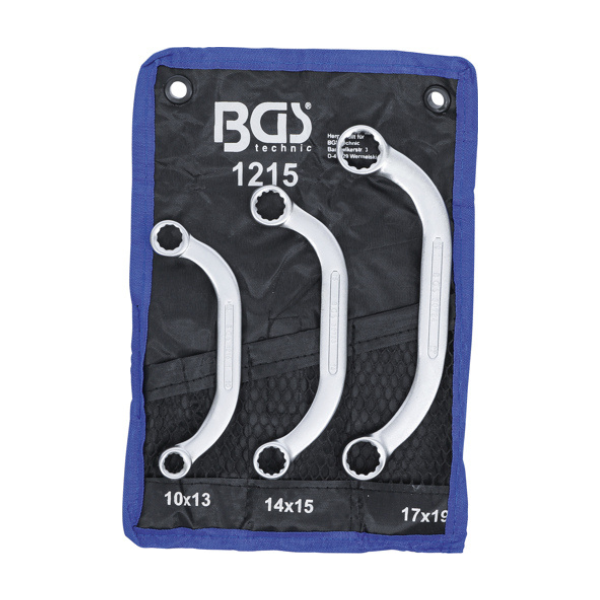 Jogo de chaves | 10 x 13 - 17 x 19 mm | 3 peças