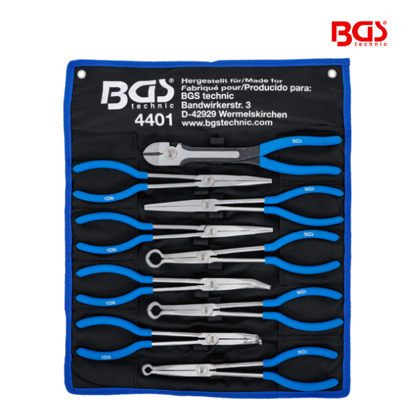 Conjunto de alicates de velas | extra longos | 9 peças