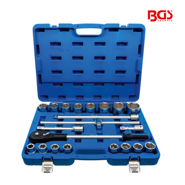 Jogo de chaves de caixa 3/4" | 21 peças