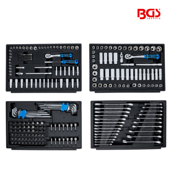 Caixa de ferramentas | métrico e polegadas | 300 peças