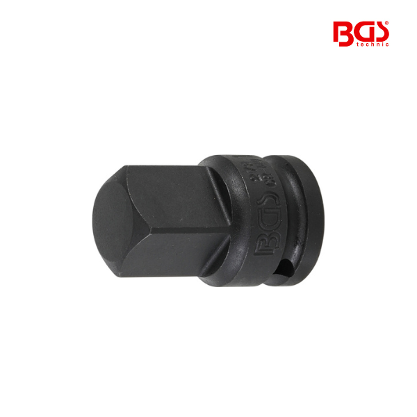 Adaptador de impacto | Quadrado externo   1/2" - Sextavado externo     3/4"