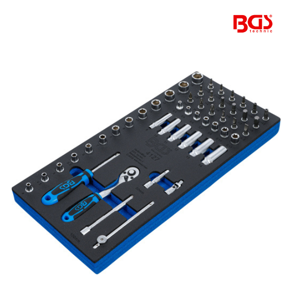 Conjunto de chaves de caixa   1/4" | 50 peças