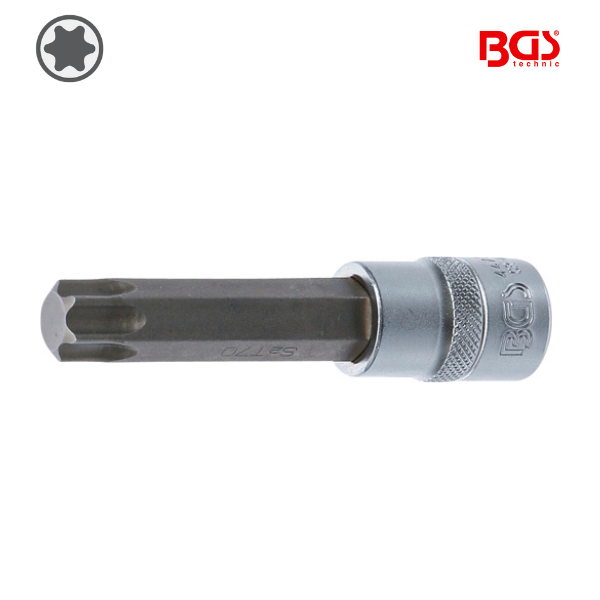 Chave de caixa bit torx 1/2" |           T70 | 100mm