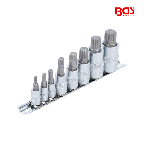 Conjuntos de bits (XZN) M4 - M16 | 8 peças