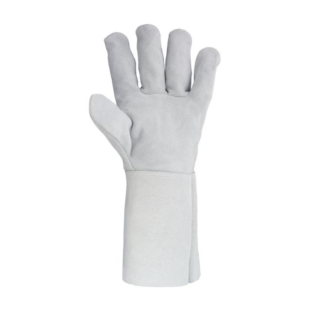 Luva Soldador Crute Bovino Cinzenta 35 cm