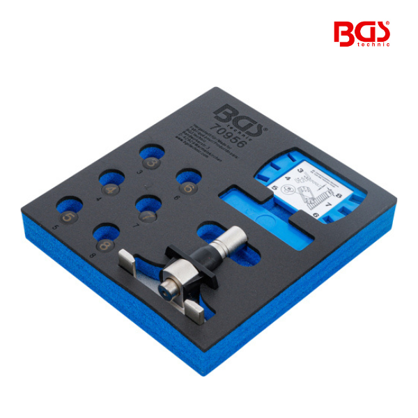 Conjunto de medição e detector de tensão correia dentada