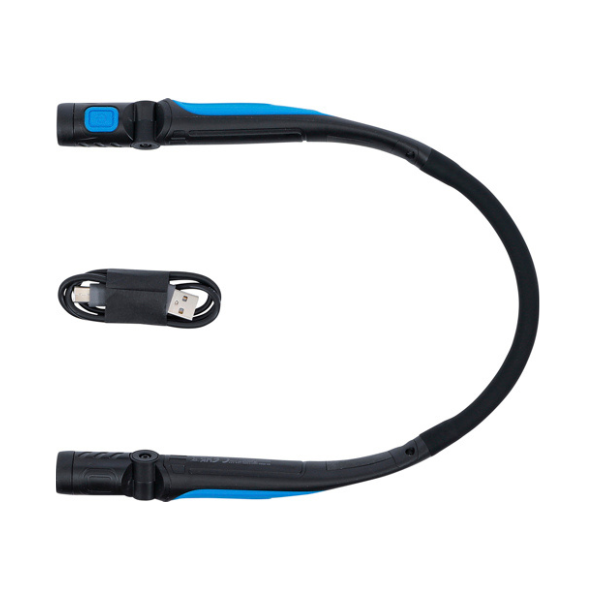 Lanterna de pescoço para oficina LED COB