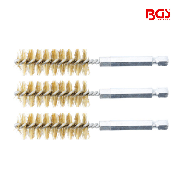 Escova  de latão    17 mm | 3 peças