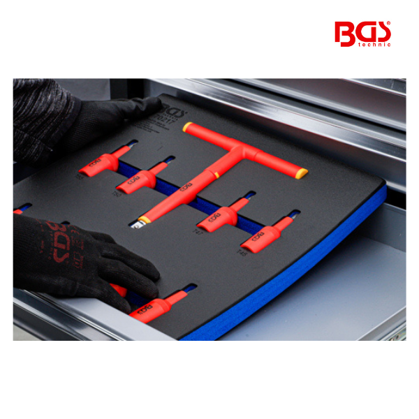 Conjunto de pontas VDE 1/2" | Torx T20 - T55 | 10 peças