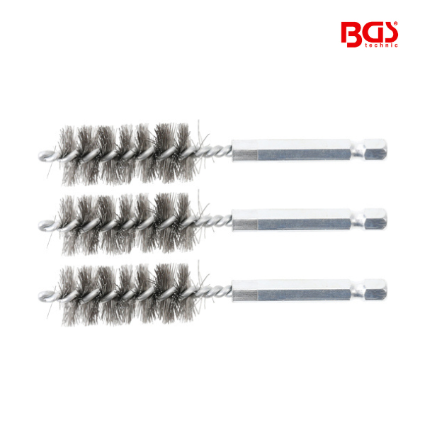 Escova  de aço    17 mm | 3 peças