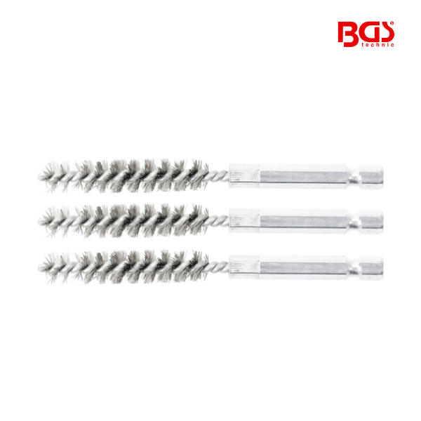 Escova  de aço    10 mm | 3 peças