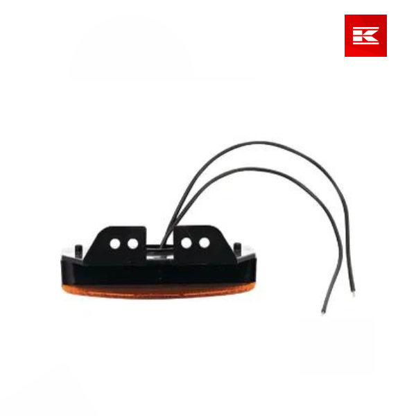 Luz de sinalização LED, retangular, 12-24V