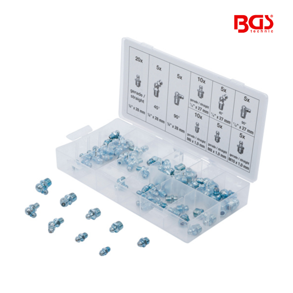 Copos de lubrificação métricos/polegadas | 70 peças