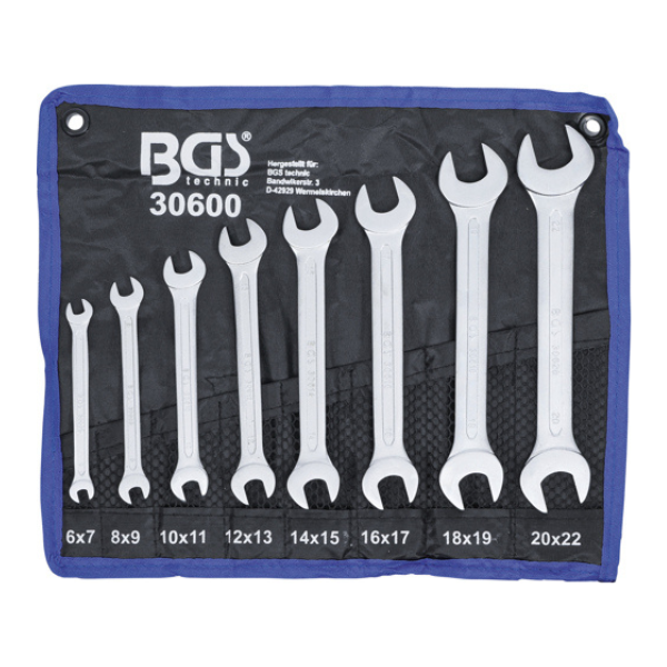 Chaves de bocas dupla | 6 - 22 mm | 8 peças