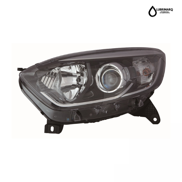 Renault Captur 13-*farol esq elect c/mot i/negro friso cromado (H1/H1)
