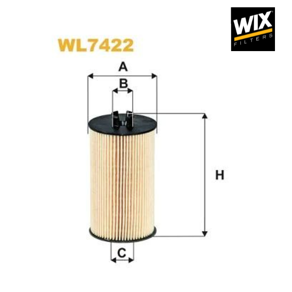 Filtro de óleo WIX WL7422