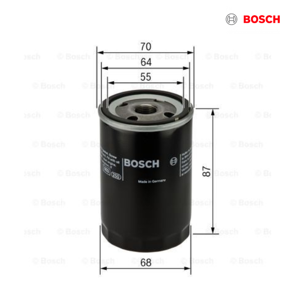 Filtro de óleo BOSCH 0986452041