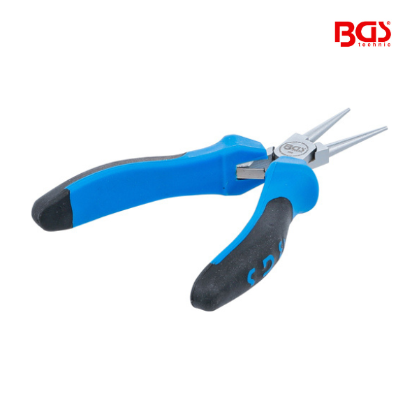 Alicate de pontas | redondas | com mola | 125 mm