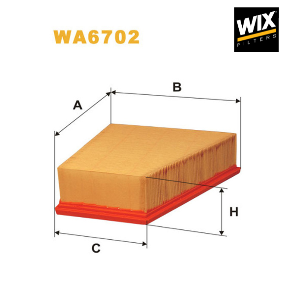 Filtro de ar WIX WA6702