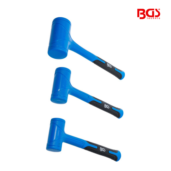 Jogo de martelo sem recuo | 450 / 765 / 1275 g | 3 peças.