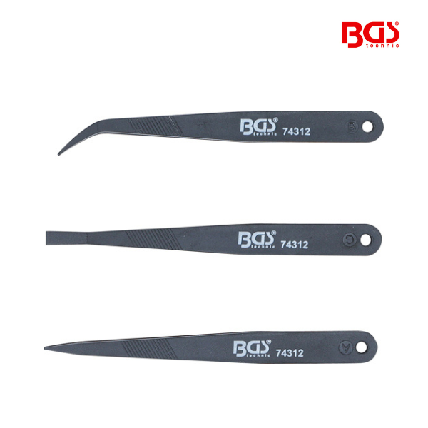 Conjunto de pinças de plástico | 3 peças