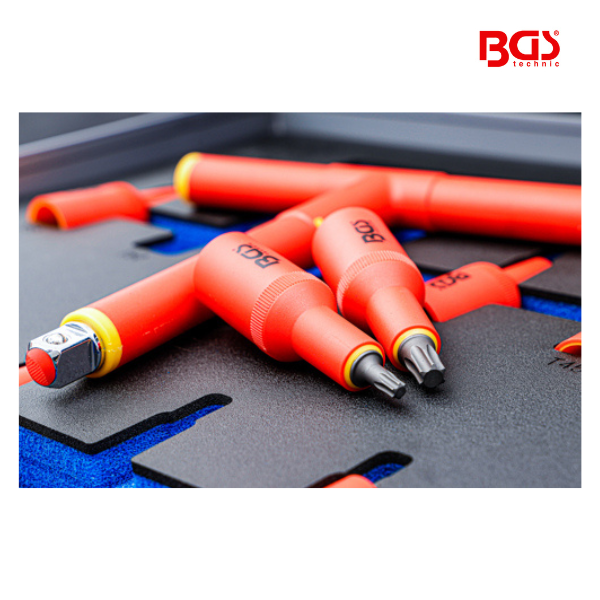 Conjunto de pontas VDE 1/2" | Torx T20 - T55 | 10 peças