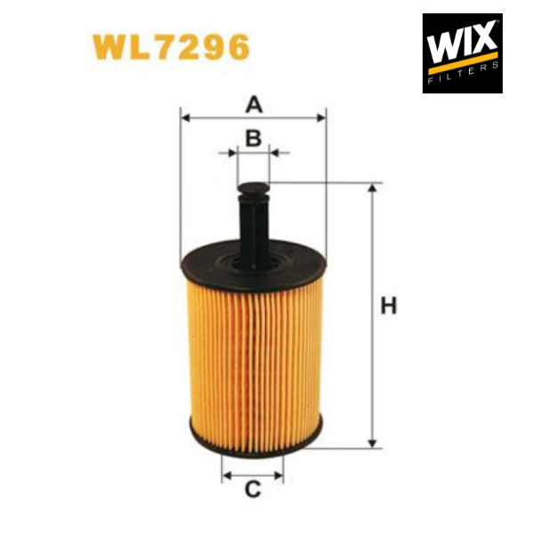 Filtro de óleo WIX WL7296