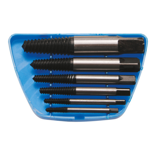 Extratores de parafusos partidos | 1 - 6 | 6 peças