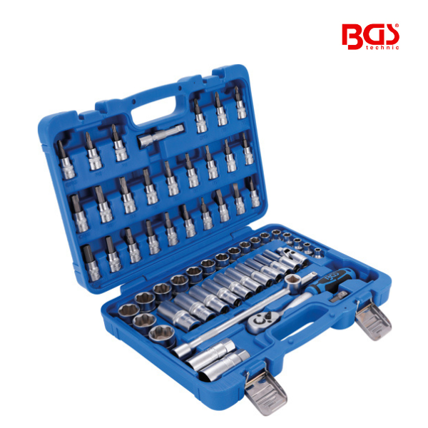 Jogo de chaves de caixa 3/8" | 61 peças