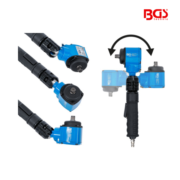 Chave de impacto | cabeçote giratório 1/2" | 650 Nm