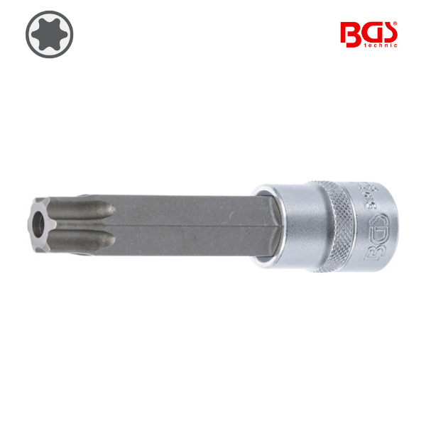 Chave de caixa bit torx 1/2" |           T80 |  110mm com perfuração