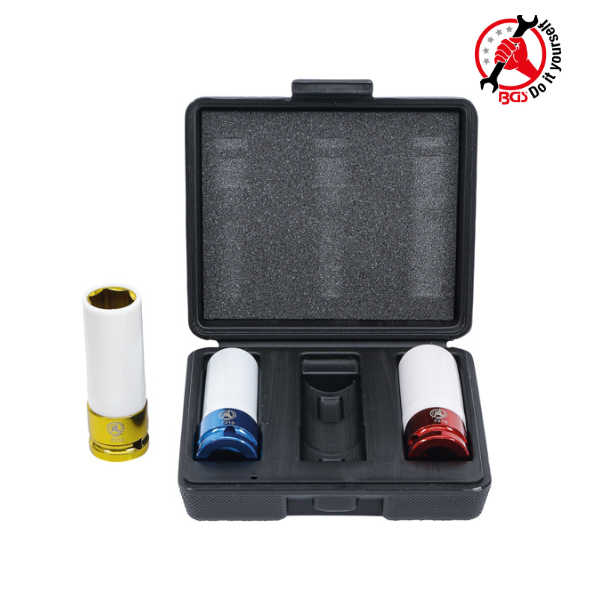 Kit 3 chaves de impacto de 1/2"