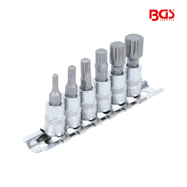 Conjuntos de bits (XZN) M4 - M12 | 6 peças