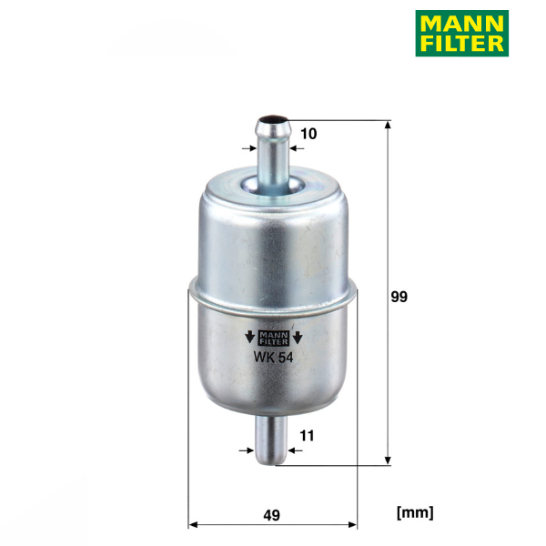 Filtro de combustível MANN WK54