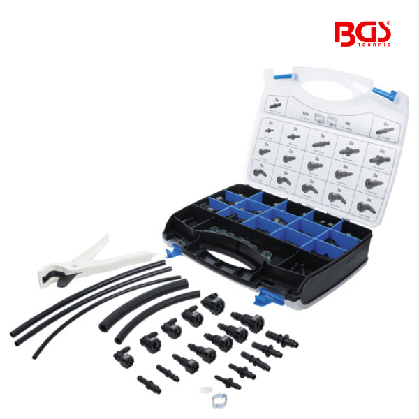 Acoplamentos e tubos em plástico | 95 peças