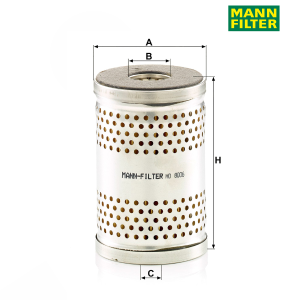 Filtro hidráulico MANN HD8006x