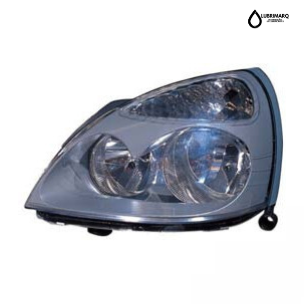 Renault Clio 01-*farol  esq  elect  i/cinza