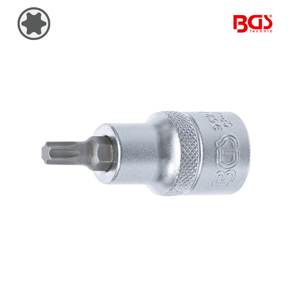 Chave de caixa bit torx 1/2" |             T35