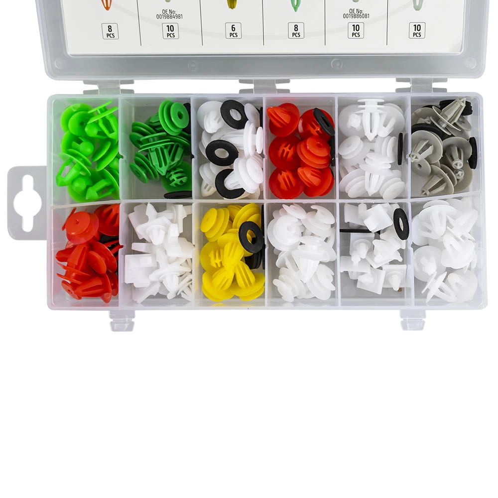 Sortido de clips para painéis e molduras de Mercedes-Benz | 96 peças