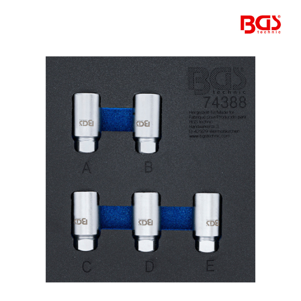 Jogo de ferramentas do bloqueio da jante Tesla | 5 peças