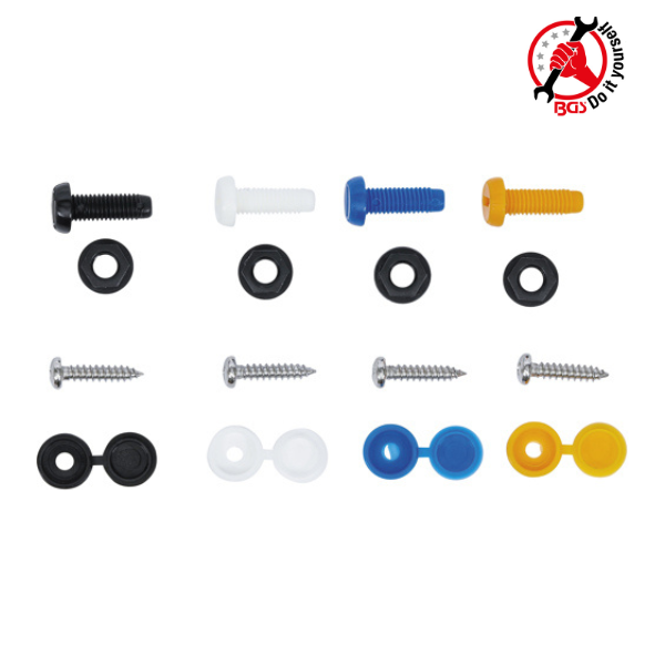 Parafusos, porcas e capas de proteção | 400 peças