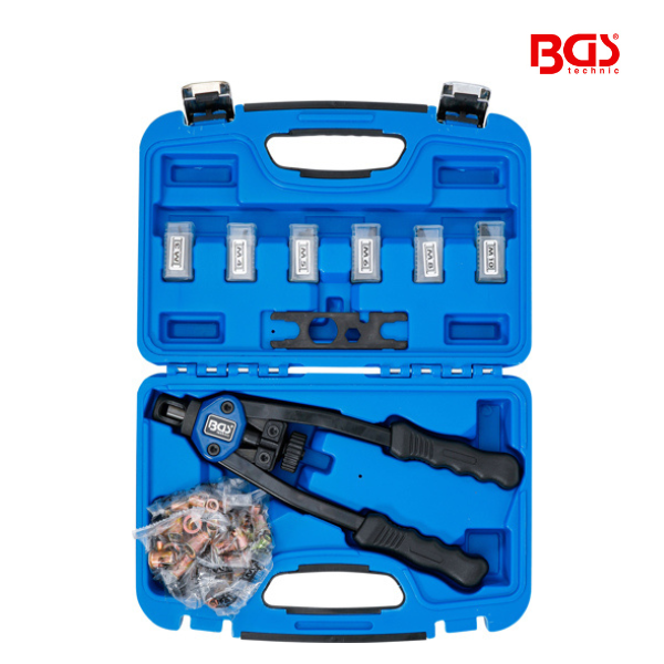 Alicate de porca de rebite | M3 - M10 | 68 peças