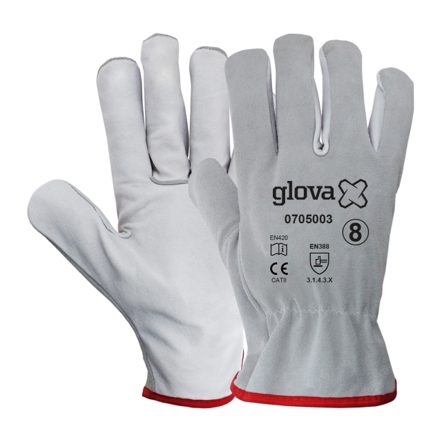 Luva Tipo Chefe Mista Bovino | Cinzenta