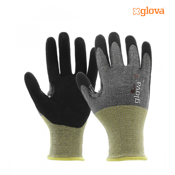 Luva Spandex/Fibra de Aço Revestimento Nitrilo Foam Arenoso