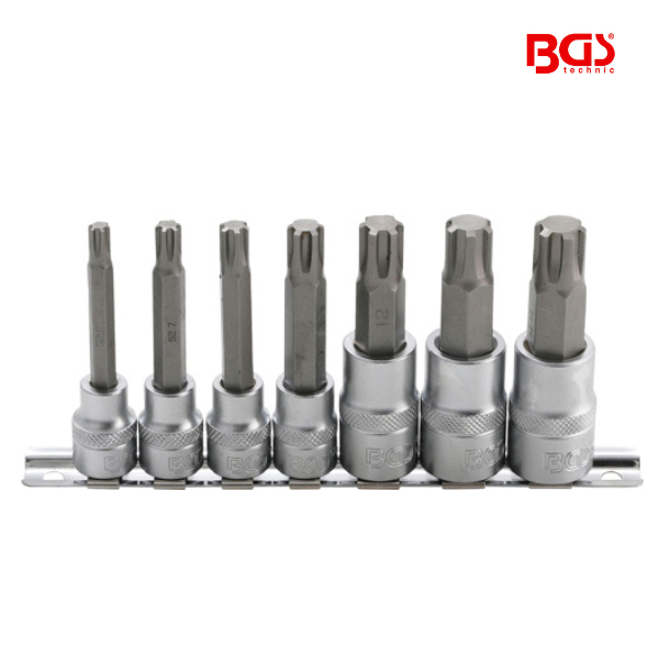 Conjunto de bits 3/8" 1/2" |  M6 - M14 | 7 peças