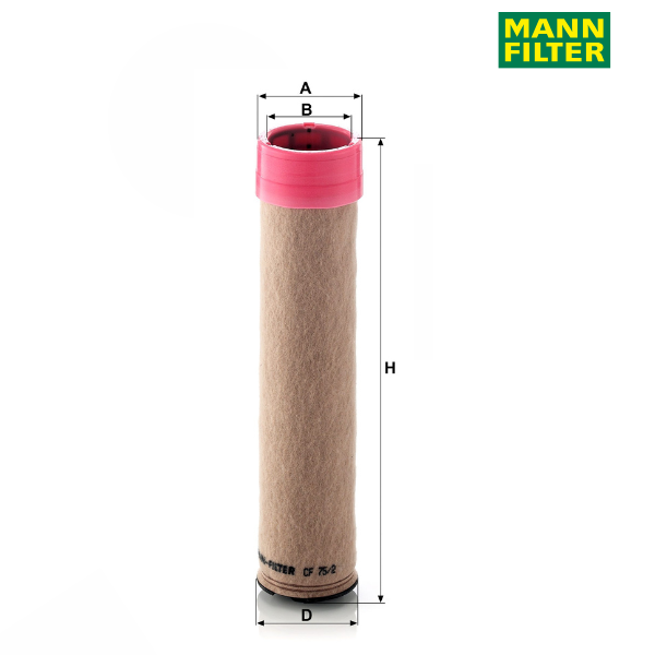 Filtro de ar MANN CF75/2